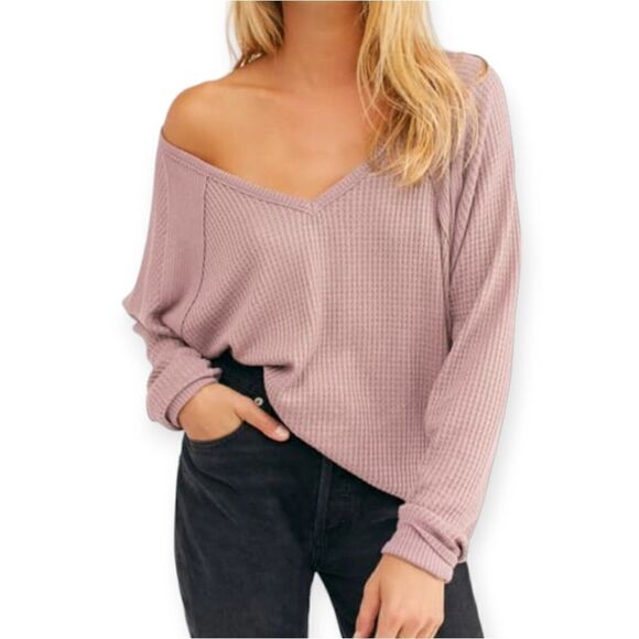 Free people santa clara thermal top, alabaster size xs - Picture 3 of 6